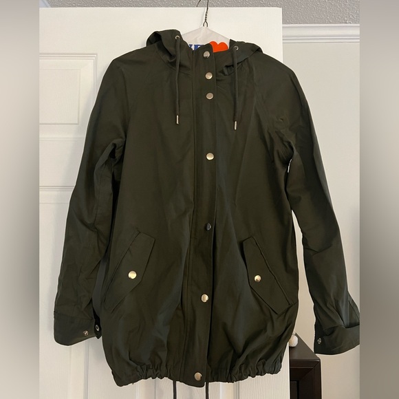 Hunter green lightweight hooded jacket. Perfect condition! - Picture 1 of 2